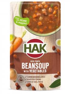 Brown bean soup with vegetables